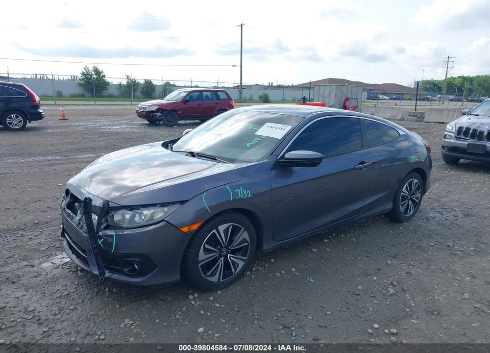 2016 HONDA CIVIC EX-T VIN: 2HGFC3B3XGH351967