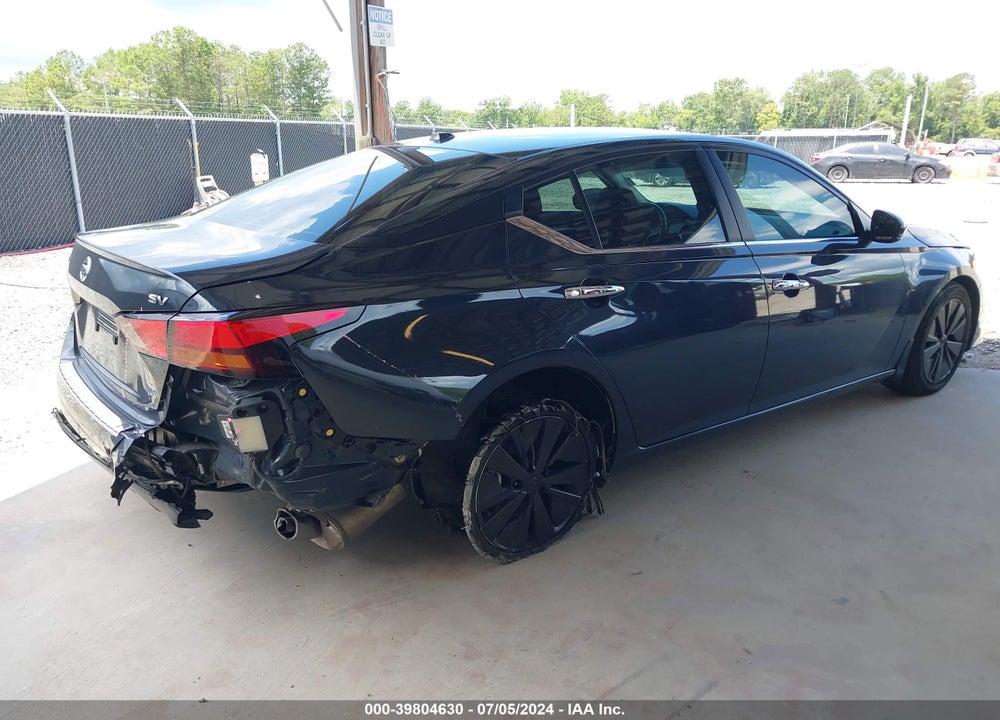 2022 NISSAN ALTIMA SV FWD VIN: 1N4BL4DVXNN409619