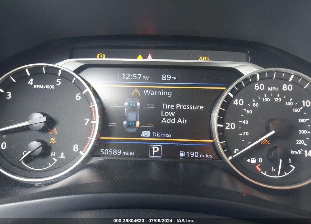 2022 NISSAN ALTIMA SV FWD VIN: 1N4BL4DVXNN409619