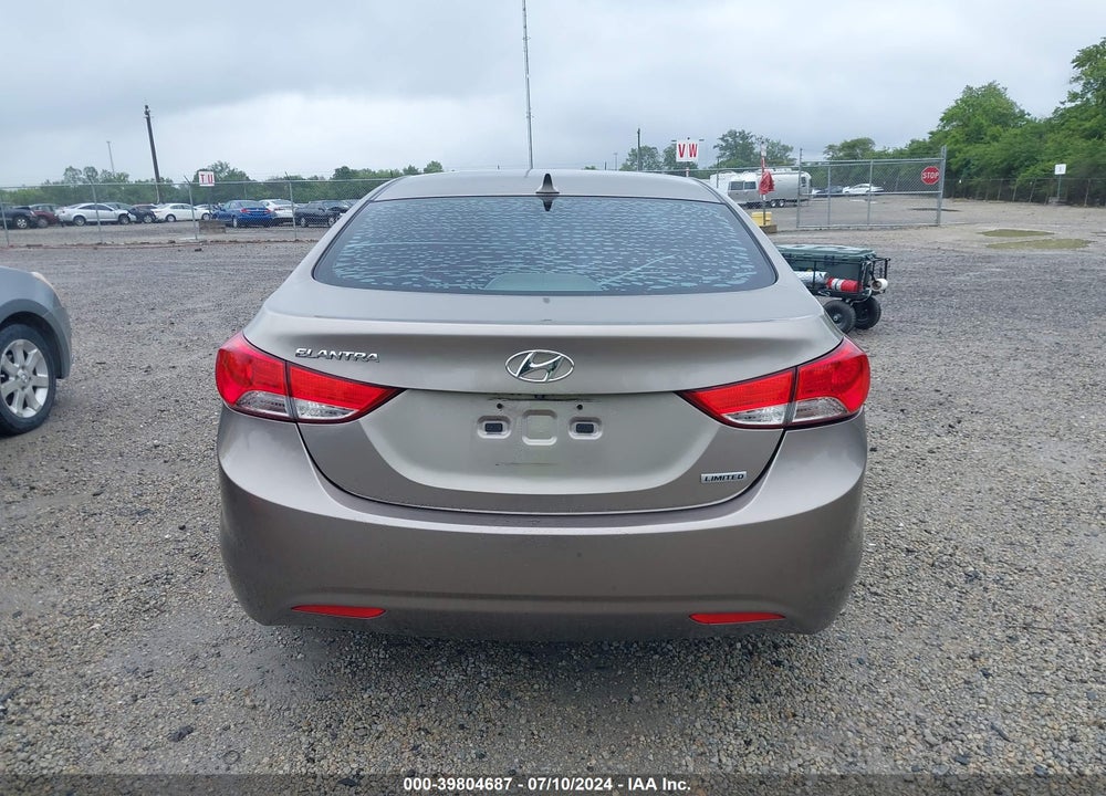 2013 HYUNDAI ELANTRA LIMITED VIN: 5NPDH4AEXDH348084