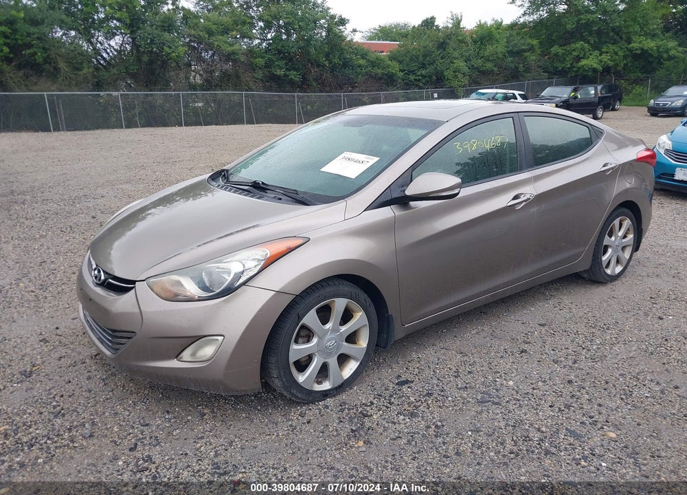 2013 HYUNDAI ELANTRA LIMITED VIN: 5NPDH4AEXDH348084