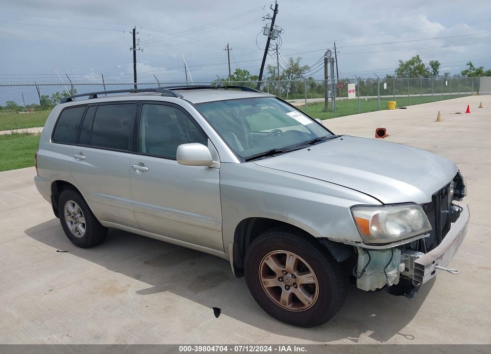 2006 TOYOTA HIGHLANDER V6 VIN: JTEDP21AX60124586