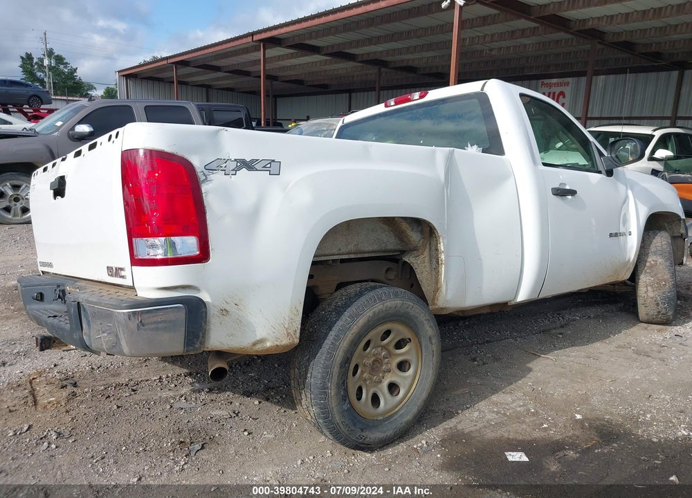 2007 GMC SIERRA 1500 WORK TRUCK VIN: 1GTEK14C07Z546104