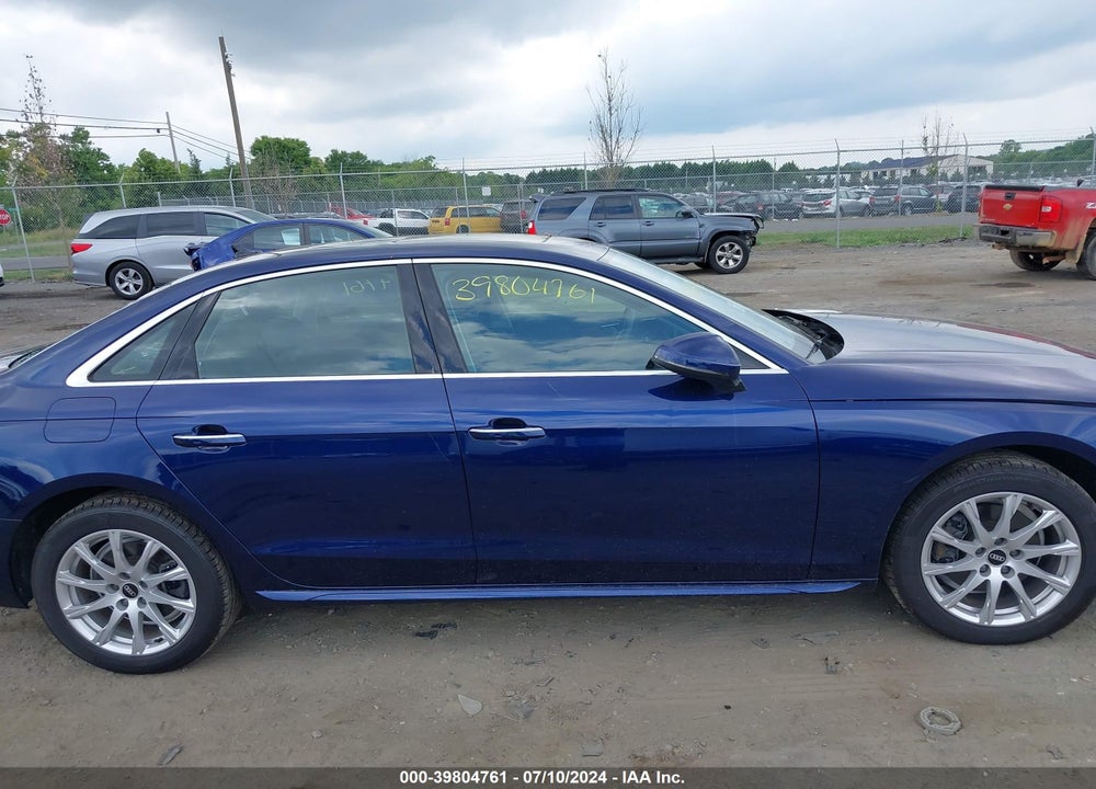 2022 AUDI A4 PREMIUM 40 TFSI QUATTRO S TRONIC VIN: WAUABAF41NN002636
