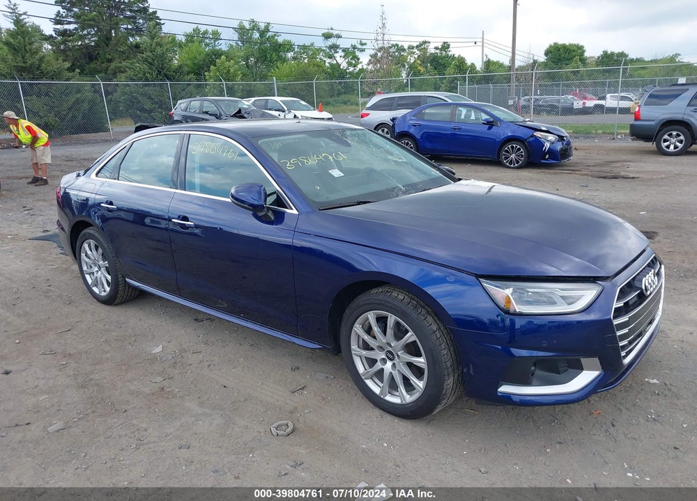 2022 AUDI A4 PREMIUM 40 TFSI QUATTRO S TRONIC VIN: WAUABAF41NN002636