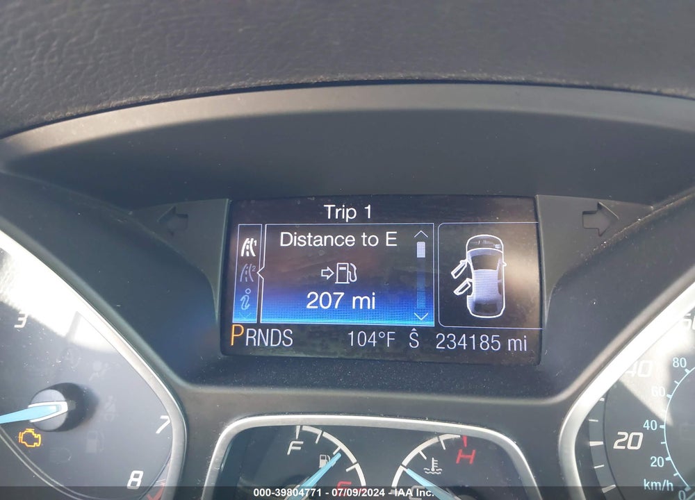2013 FORD FOCUS TITANIUM VIN: 1FADP3J22DL243558