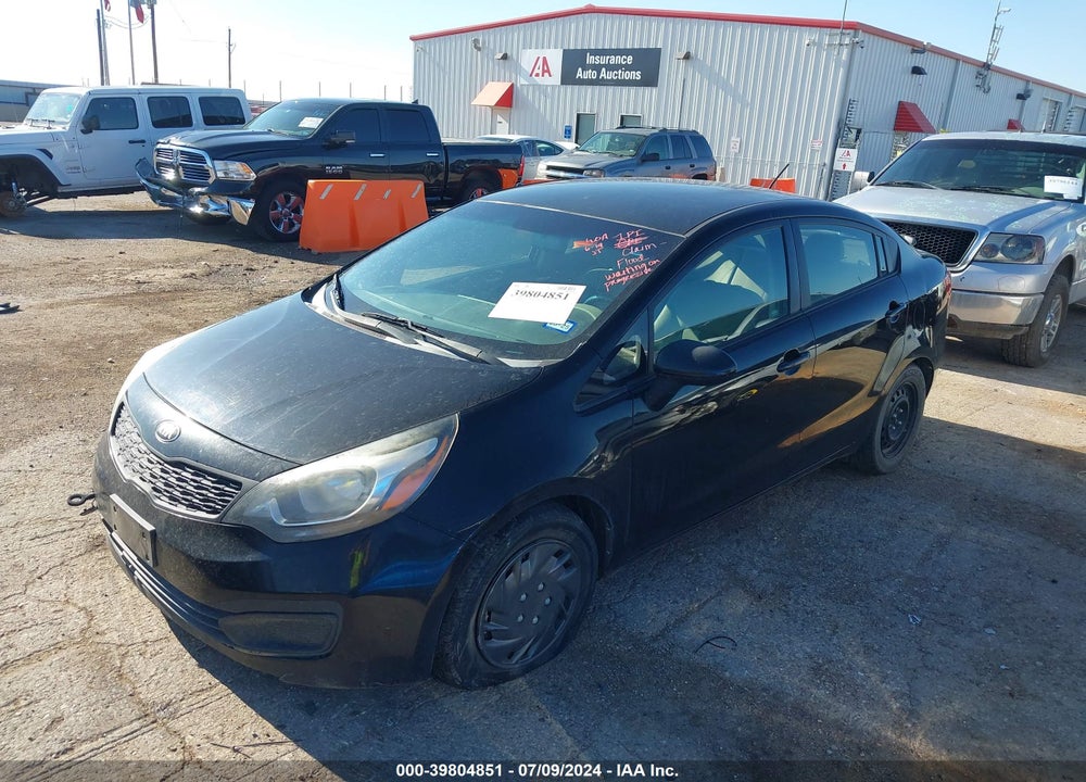 2014 KIA RIO LX VIN: KNADM4A3XE6407055