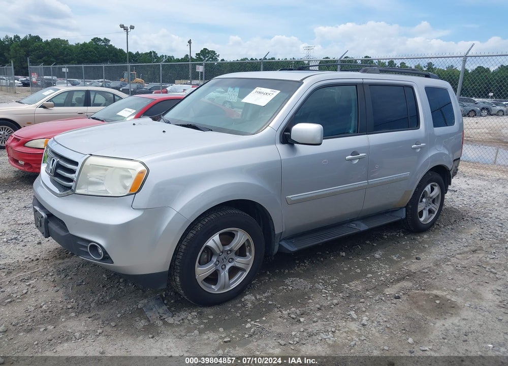 2012 HONDA PILOT EX-L VIN: 5FNYF3H71CB016850