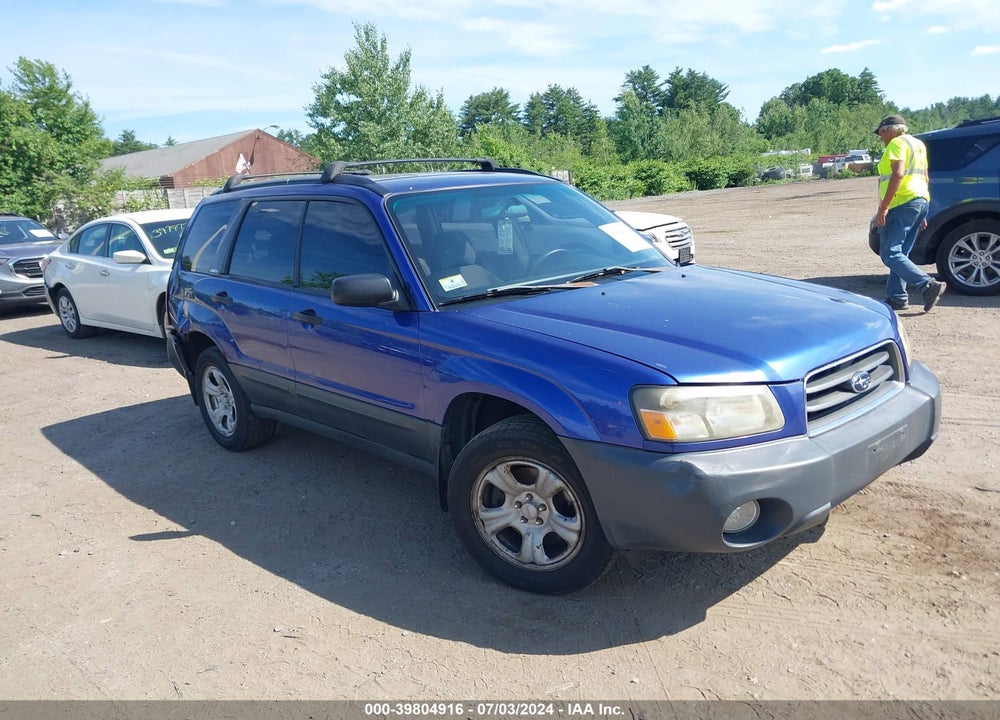 2004 SUBARU FORESTER 2.5X VIN: JF1SG63634H727671