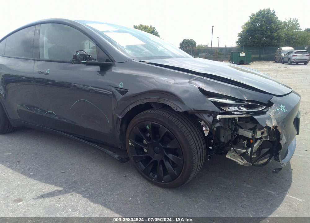 2020 TESLA MODEL Y LONG RANGE DUAL MOTOR ALL-WHEEL DRIVE VIN: 5YJYGDEE7LF048594