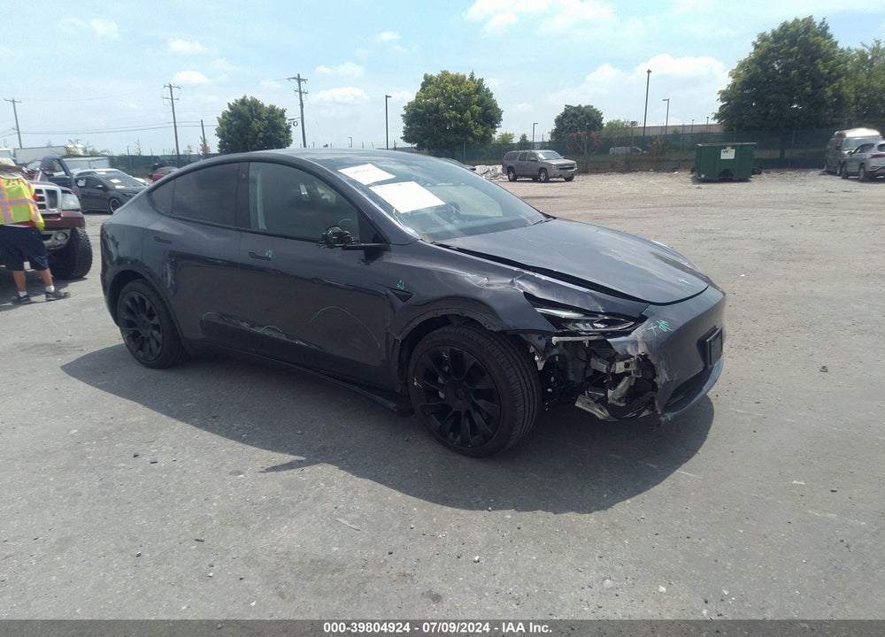 2020 TESLA MODEL Y LONG RANGE DUAL MOTOR ALL-WHEEL DRIVE VIN: 5YJYGDEE7LF048594