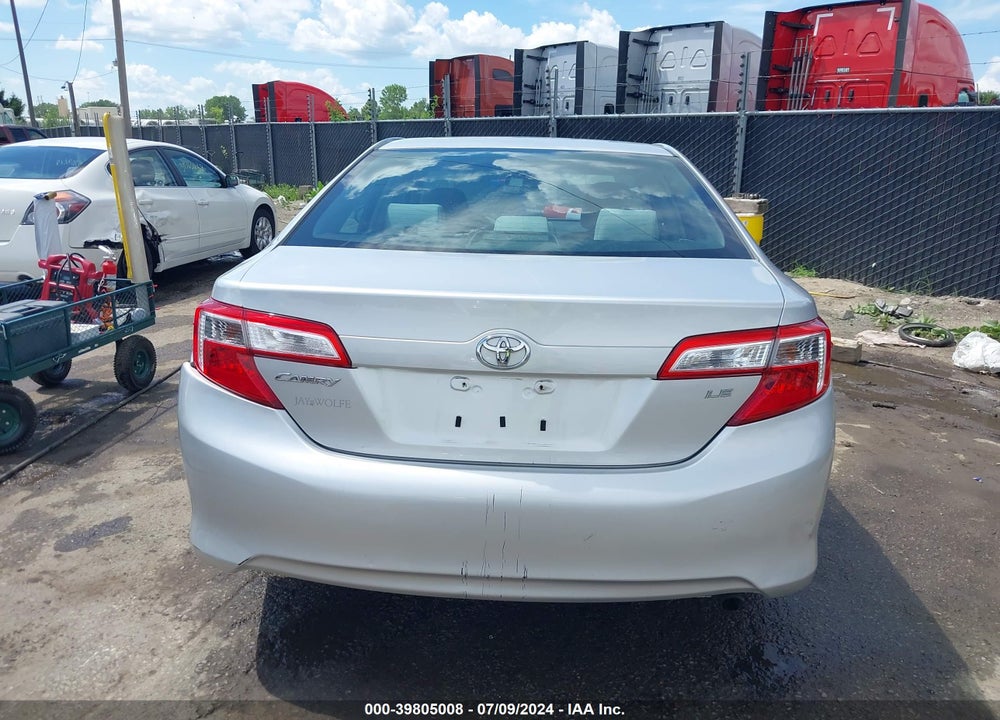 2012 TOYOTA CAMRY LE VIN: 4T1BF1FK8CU020933