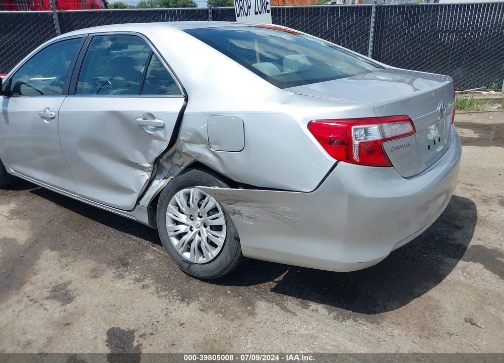2012 TOYOTA CAMRY LE VIN: 4T1BF1FK8CU020933