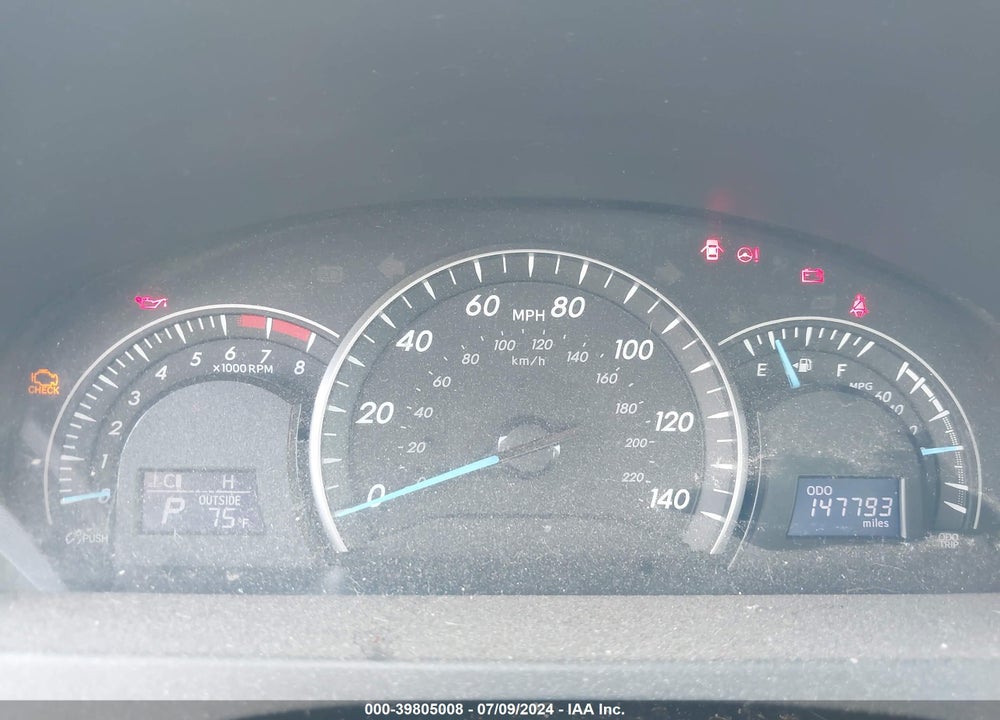 2012 TOYOTA CAMRY LE VIN: 4T1BF1FK8CU020933