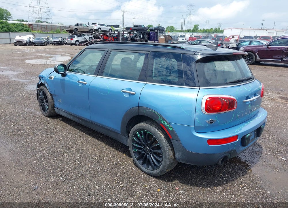 2017 MINI CLUBMAN COOPER VIN: WMWLU1C52H2F26810