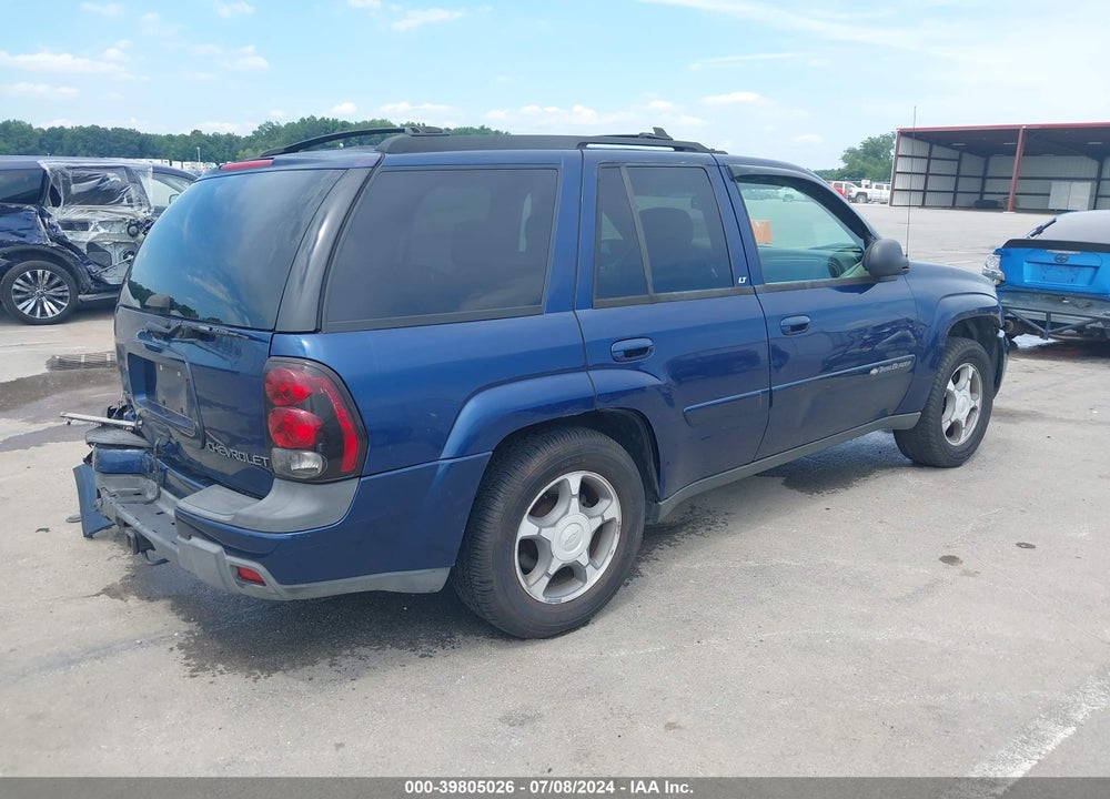2004 CHEVROLET TRAILBLAZER LT VIN: 1GNDT13S642156301