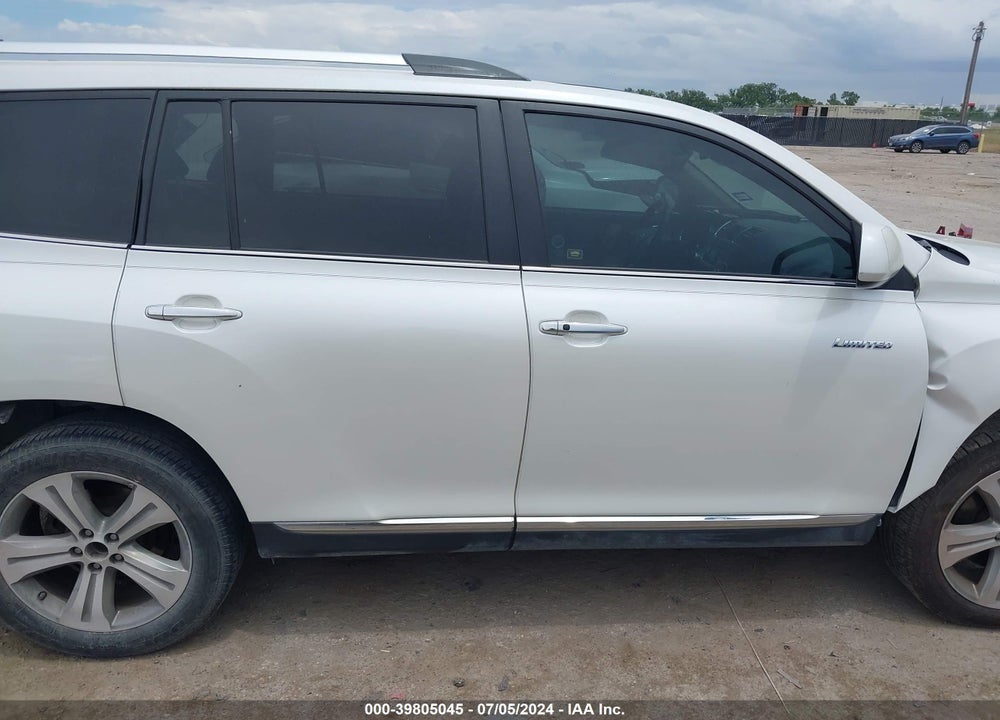 2012 TOYOTA HIGHLANDER LIMITED V6 VIN: 5TDYK3EH7CS081660