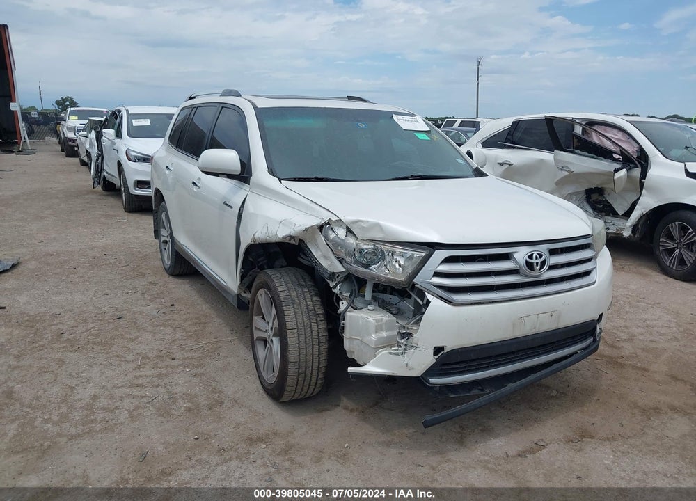 2012 TOYOTA HIGHLANDER LIMITED V6 VIN: 5TDYK3EH7CS081660