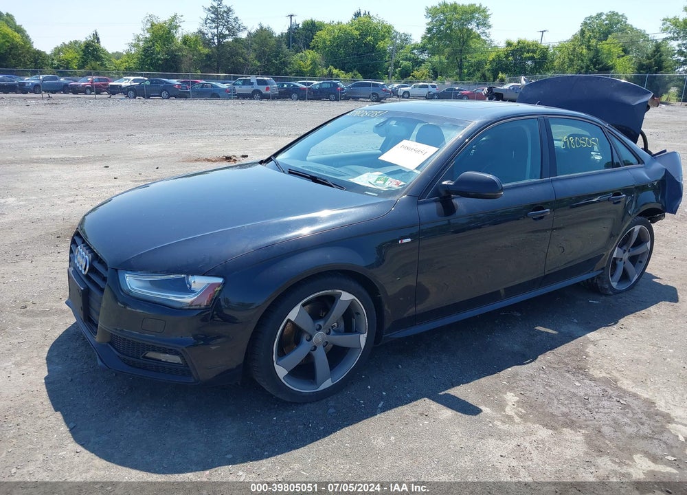 2014 AUDI A4 2.0T PREMIUM VIN: WAUFFAFL8EA128131