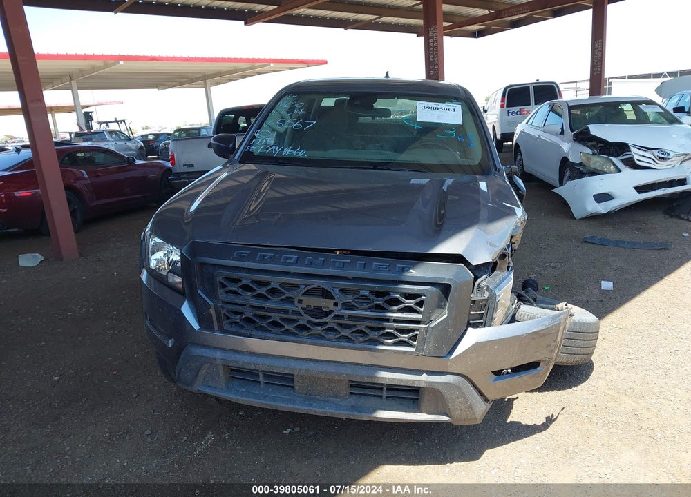2022 NISSAN FRONTIER S 4X4 VIN: 1N6ED1EK4NN695567