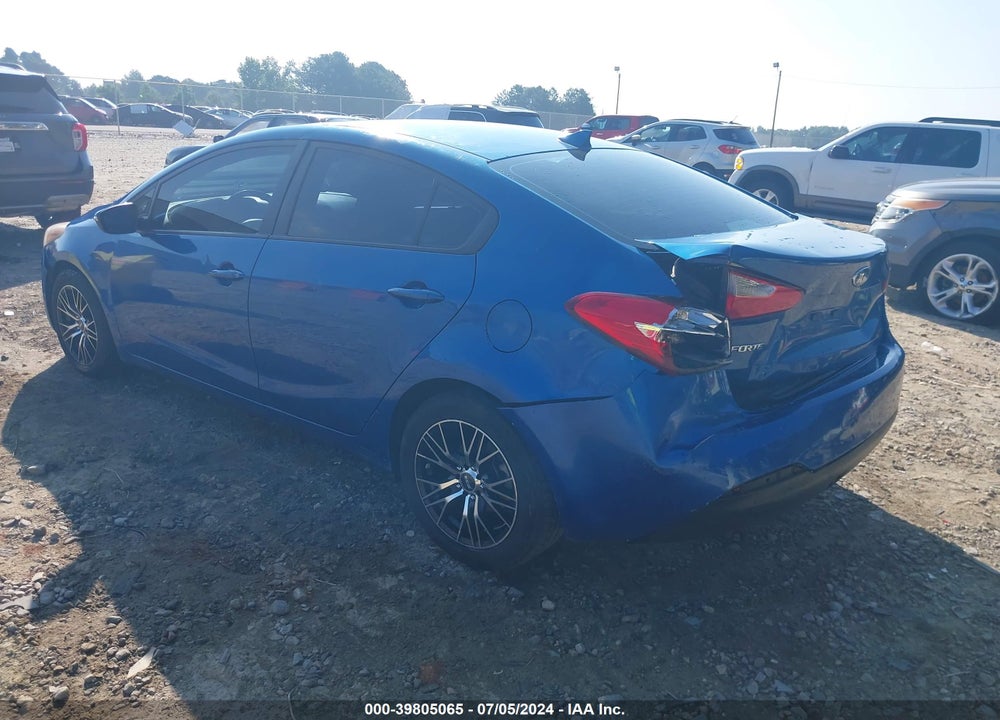 2015 KIA FORTE LX VIN: KNAFX4A69F5278744