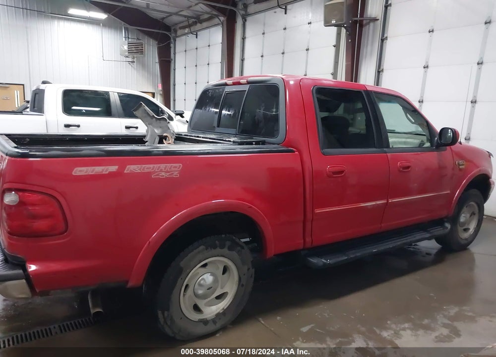 2001 FORD F-150 VIN: 1FTRW08L61KB10884