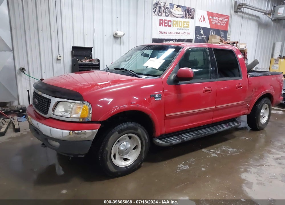 2001 FORD F-150 VIN: 1FTRW08L61KB10884