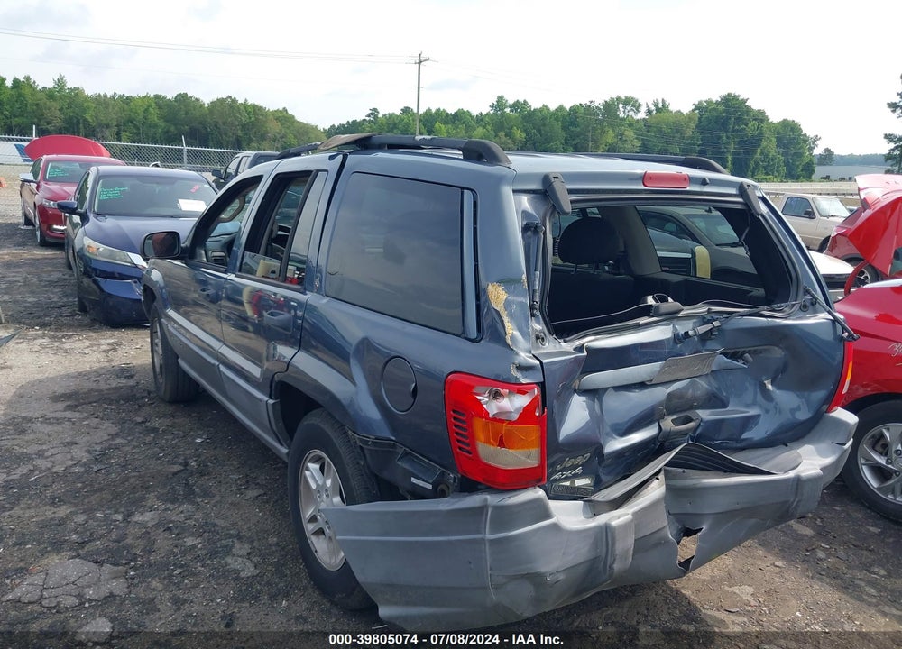 2002 JEEP GRAND CHEROKEE LAREDO VIN: 1J4GW48S12C107225