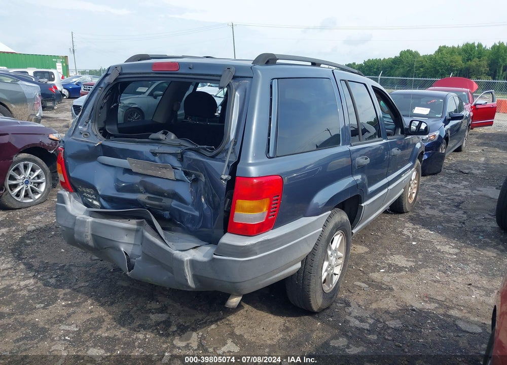 2002 JEEP GRAND CHEROKEE LAREDO VIN: 1J4GW48S12C107225
