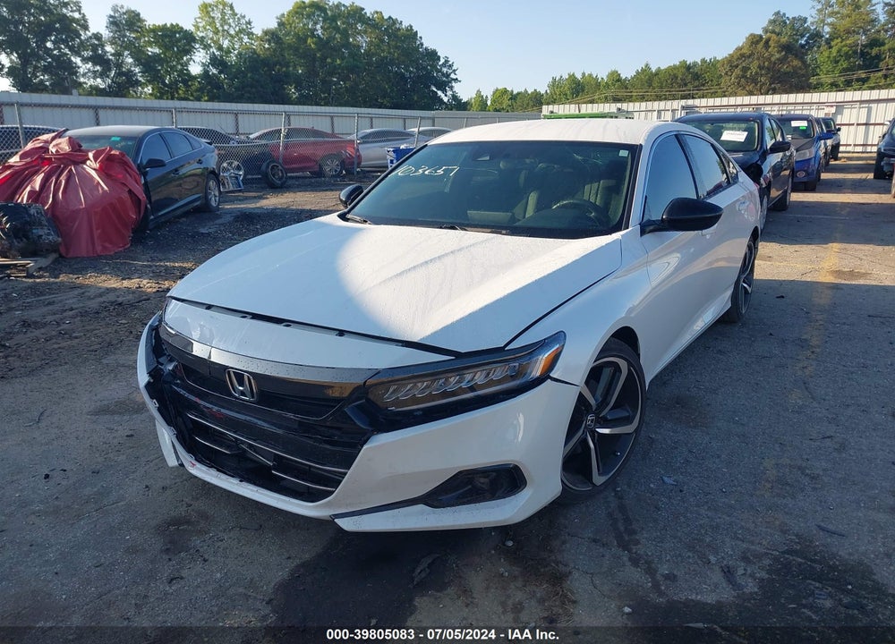 2022 HONDA ACCORD SPORT VIN: 1HGCV1F35NA103651