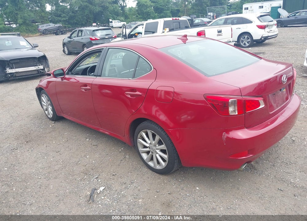 2011 LEXUS IS 250 VIN: JTHCF5C20B5049449