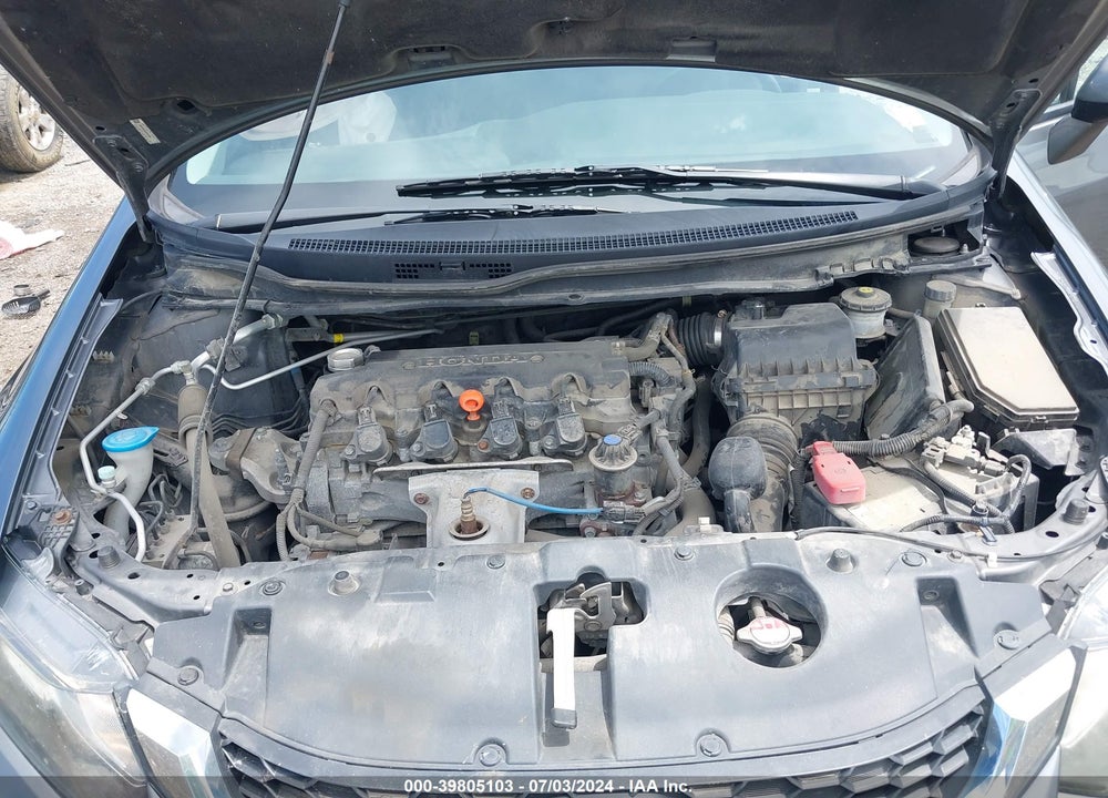 2013 HONDA CIVIC LX VIN: 19XFB2E55DE087993