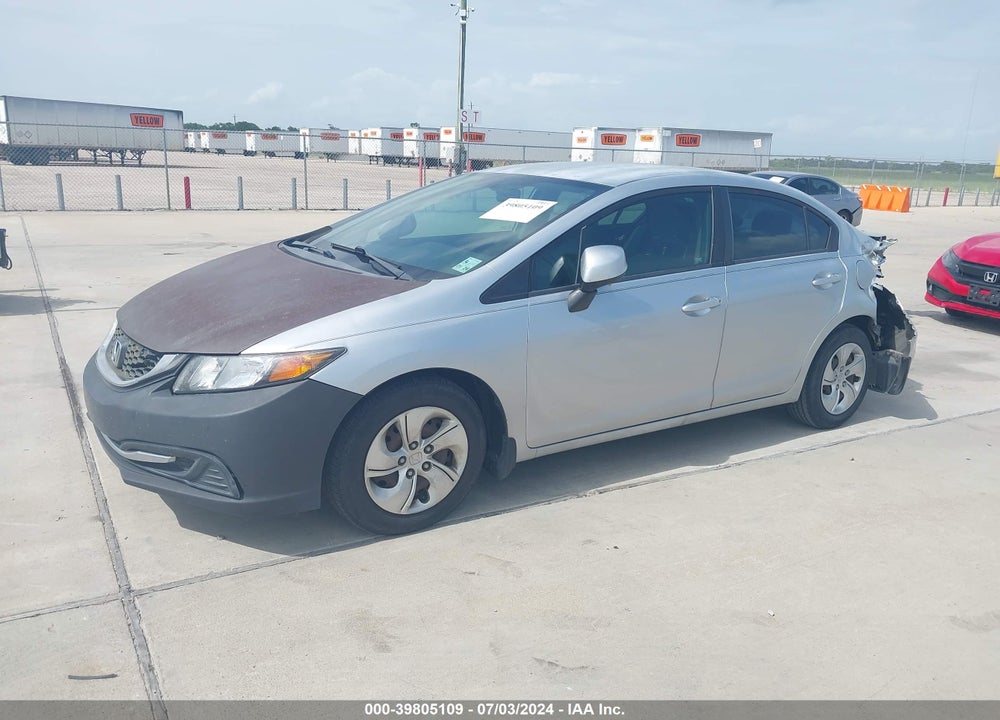 2013 HONDA CIVIC LX VIN: 2HGFB2F58DH566235