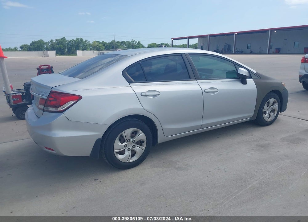 2013 HONDA CIVIC LX VIN: 2HGFB2F58DH566235