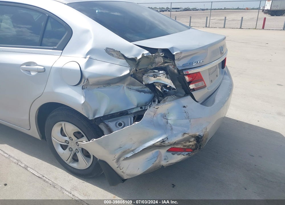 2013 HONDA CIVIC LX VIN: 2HGFB2F58DH566235