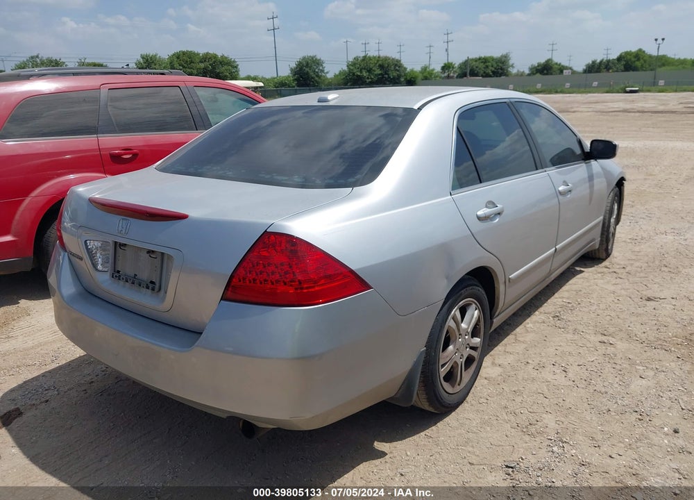 2007 HONDA ACCORD 2.4 EX VIN: 1HGCM567X7A068511