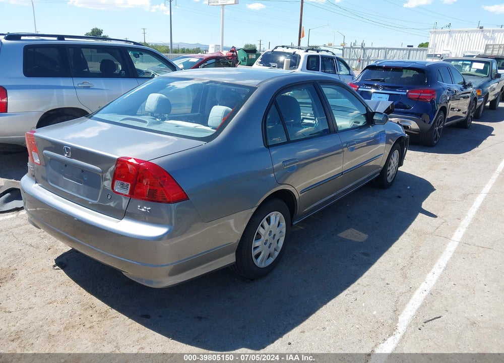 2005 HONDA CIVIC VIN: 2HGES16635H606186