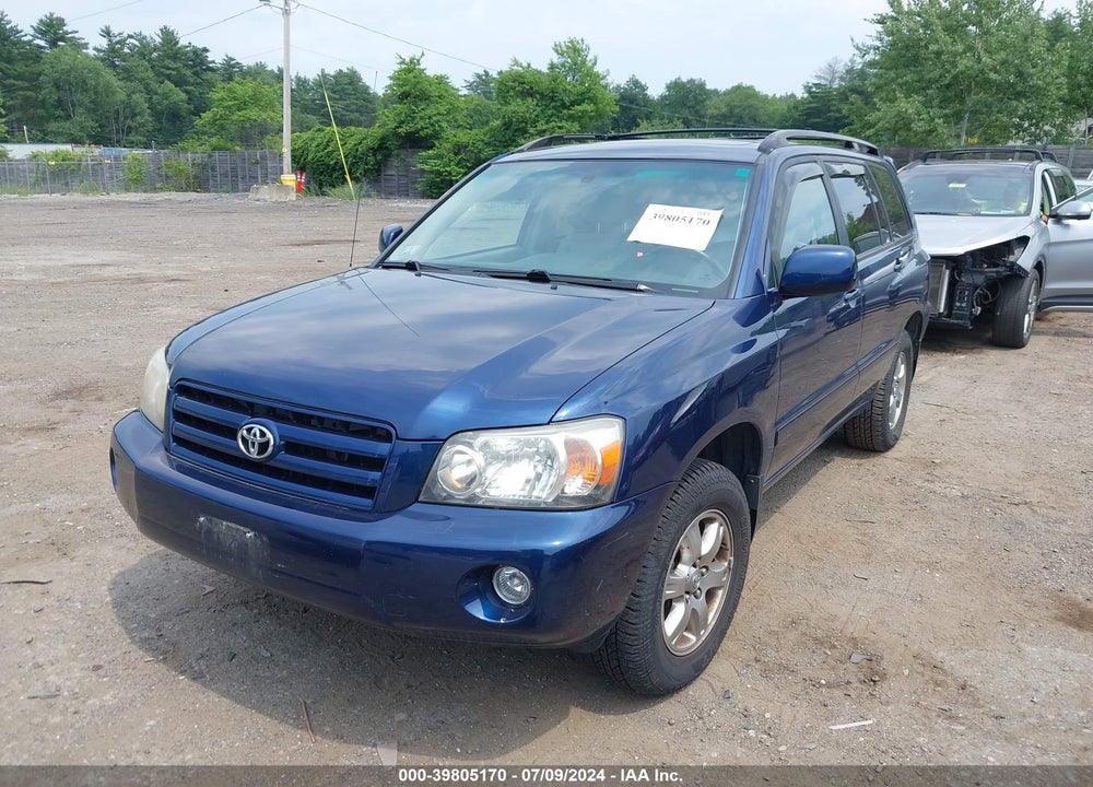 2007 TOYOTA HIGHLANDER V6 VIN: JTEEP21A170198274