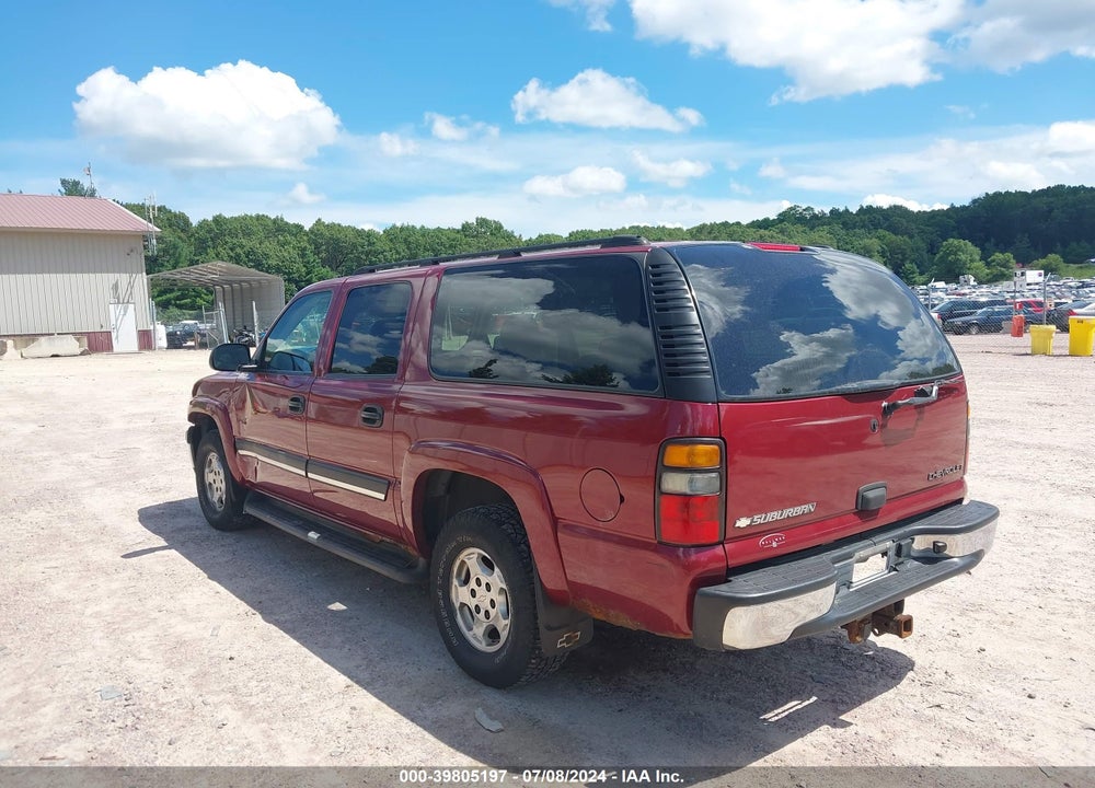 2005 CHEVROLET SUBURBAN 1500 LS VIN: 1GNFK16Z05J198653