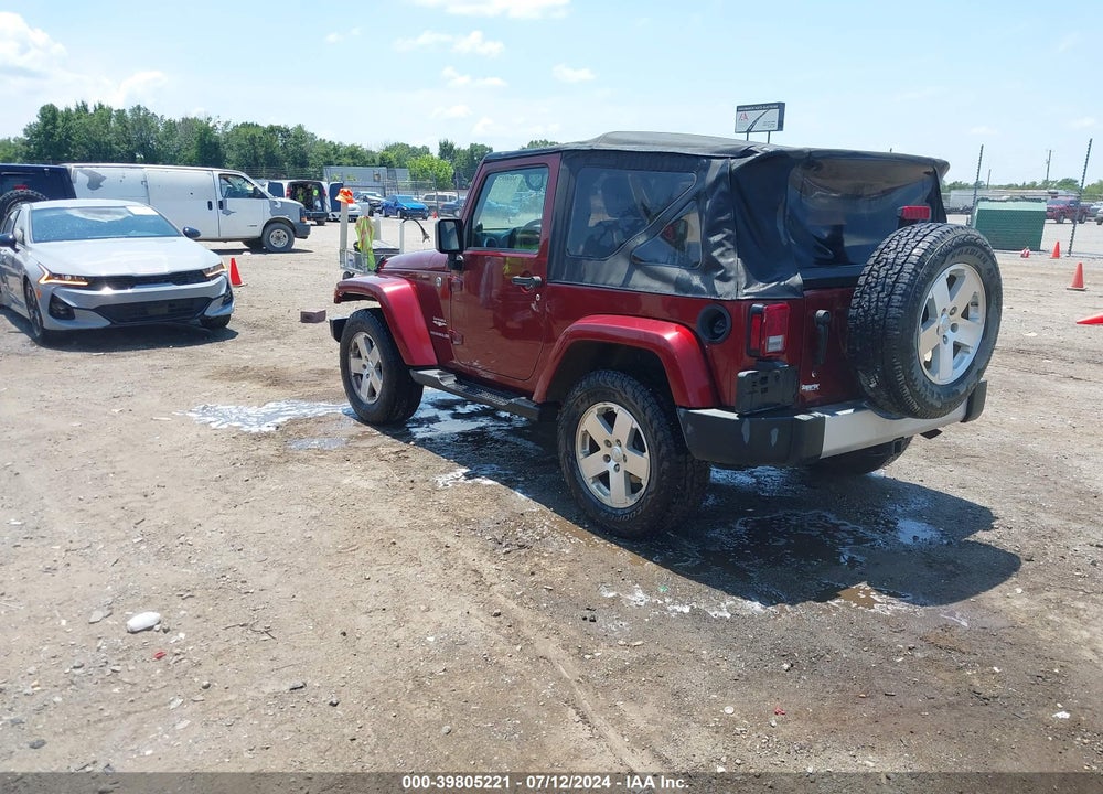 2008 JEEP WRANGLER SAHARA VIN: 1J8FA54118L567148