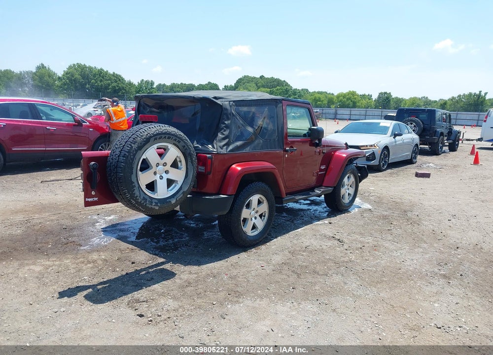2008 JEEP WRANGLER SAHARA VIN: 1J8FA54118L567148