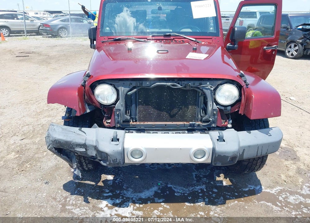 2008 JEEP WRANGLER SAHARA VIN: 1J8FA54118L567148