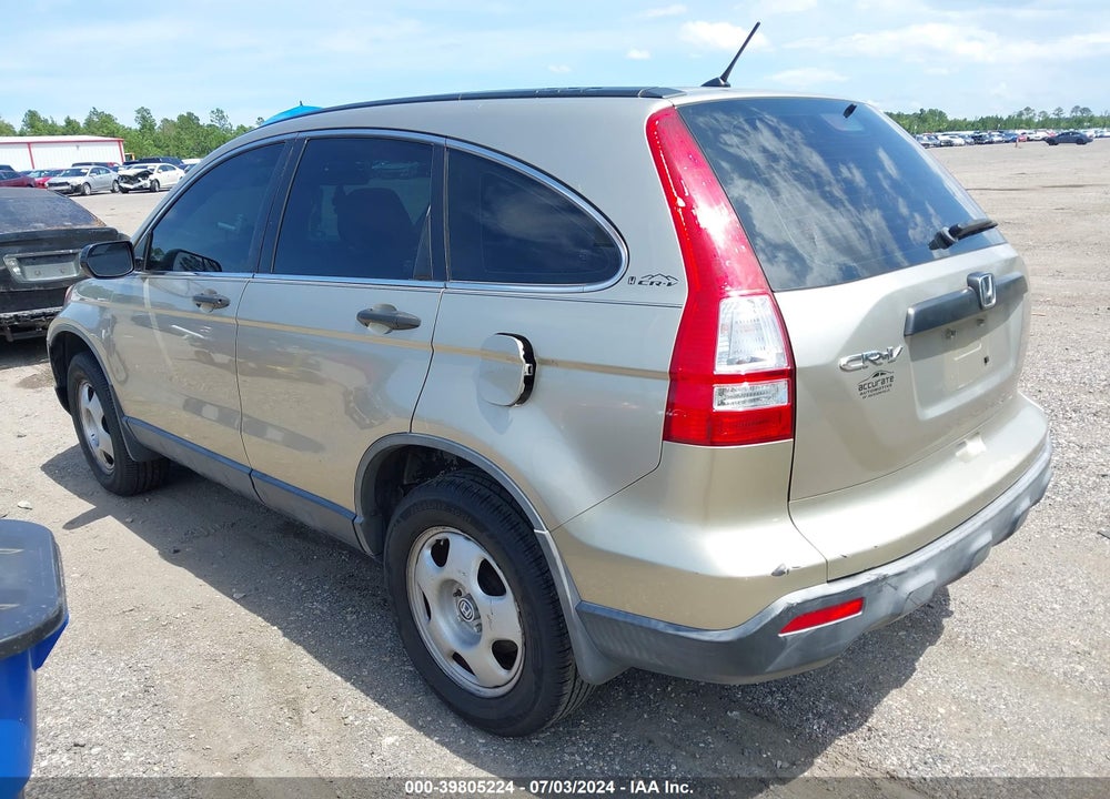 2007 HONDA CR-V LX VIN: JHLRE38377C028334