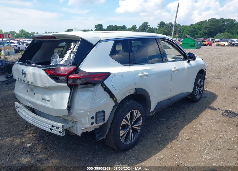 2021 NISSAN ROGUE SV INTELLIGENT AWD VIN: 5N1AT3BB5MC837905