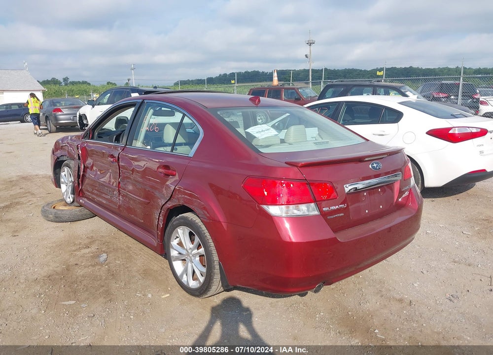 2013 SUBARU LEGACY 2.5I LIMITED VIN: 4S3BMBK66D3029968