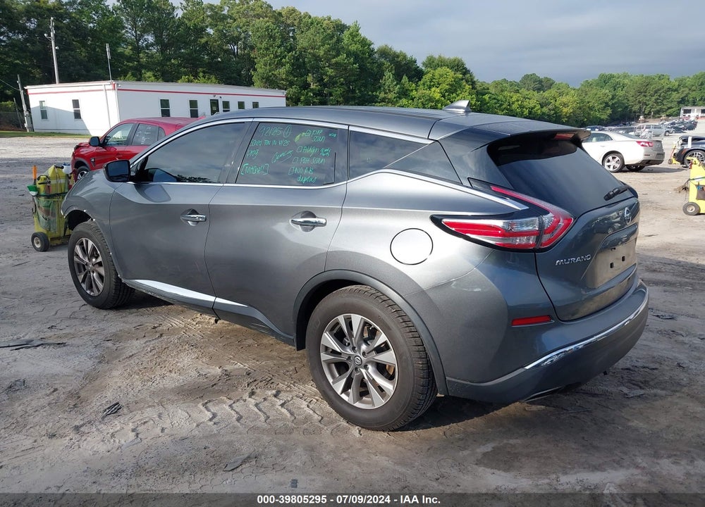2017 NISSAN MURANO VIN: 5N1AZ2MG5HN163928
