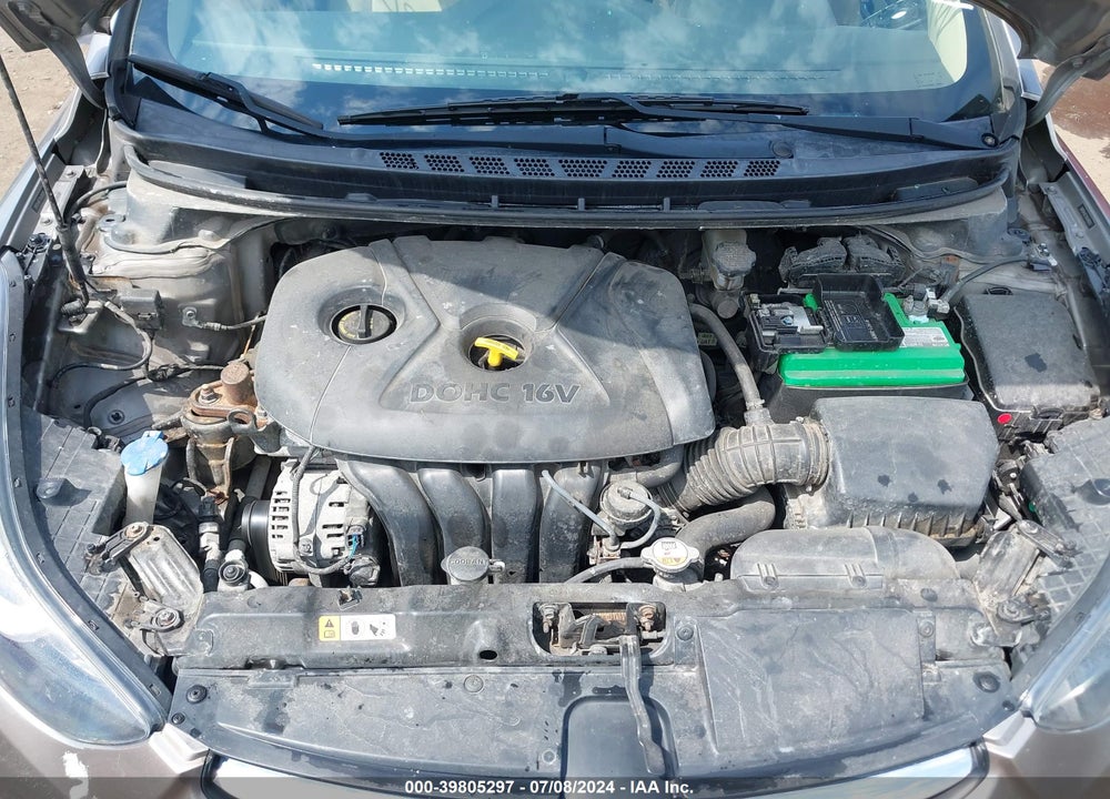 2013 HYUNDAI ELANTRA GLS VIN: 5NPDH4AE7DH349287