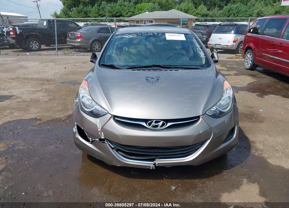 2013 HYUNDAI ELANTRA GLS VIN: 5NPDH4AE7DH349287