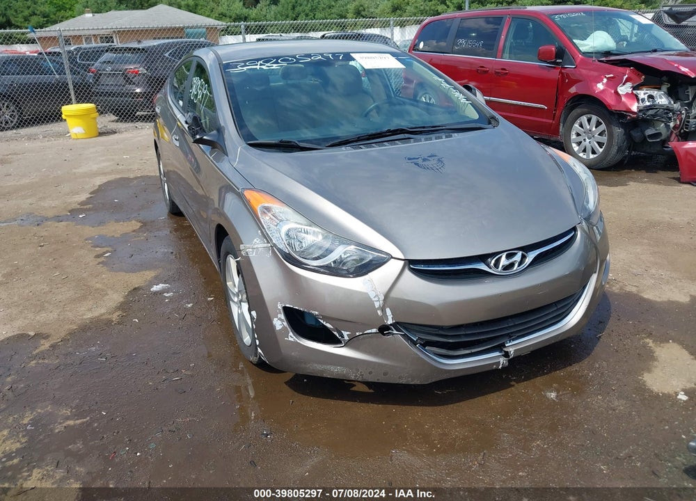 2013 HYUNDAI ELANTRA GLS VIN: 5NPDH4AE7DH349287