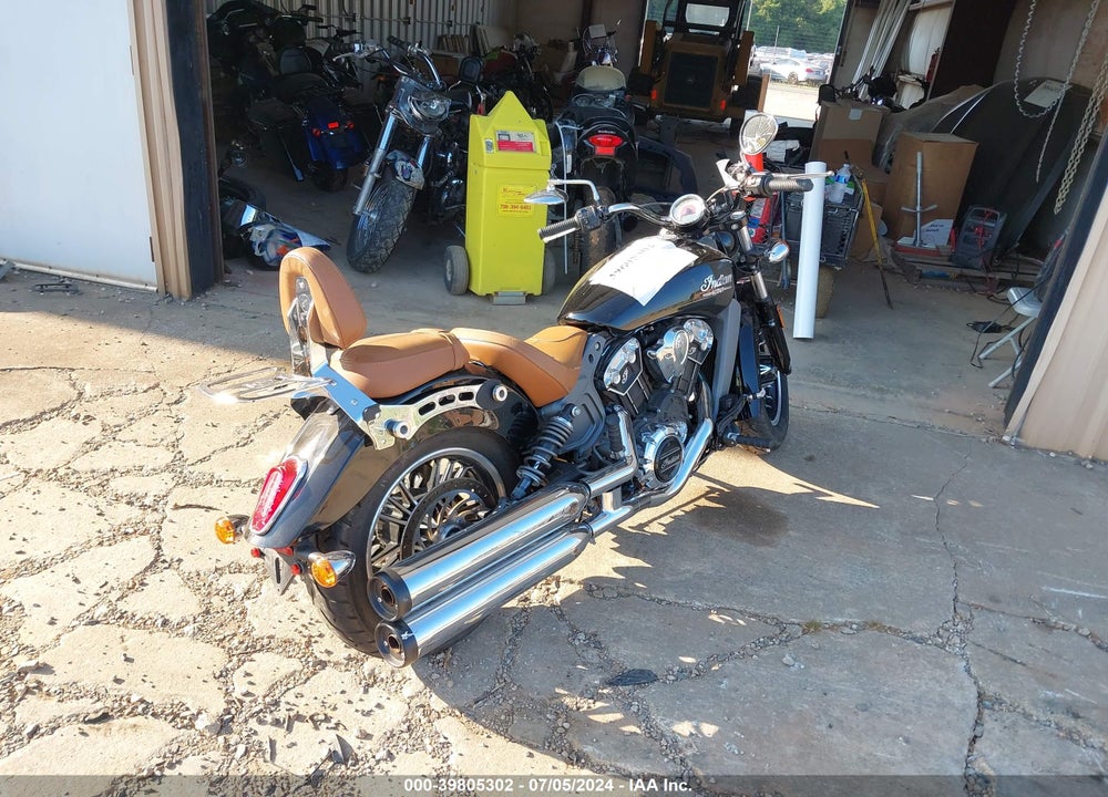2018 INDIAN MOTORCYCLE CO. SCOUT VIN: 56KMSB003J3128489